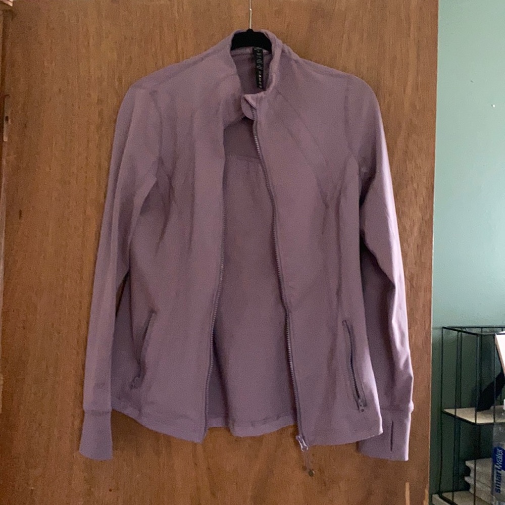Purple workout jacket
